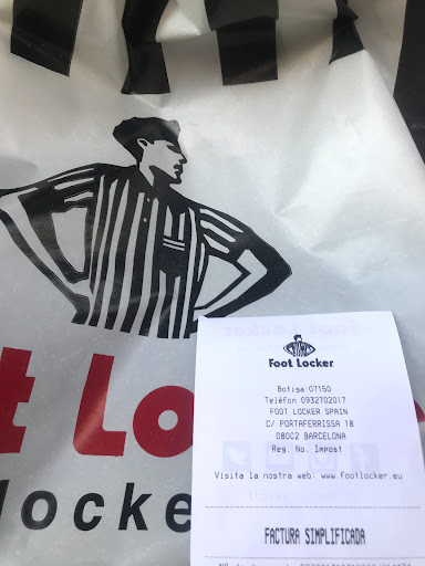Tienda de ropa Foot Locker en Barcelona