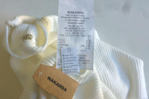 Tienda de ropa WAKANDA en València